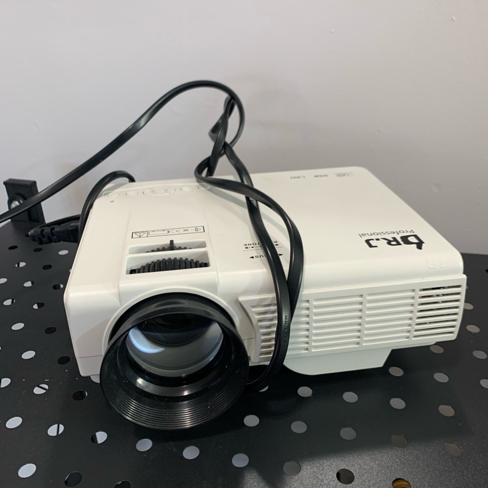 White Portable Projector